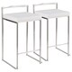 Silver Orchid Forrest Stackable Counter Stool (Set of 2) - Thumbnail 3