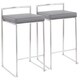 Silver Orchid Forrest Stackable Counter Stool (Set of 2) - Thumbnail 12