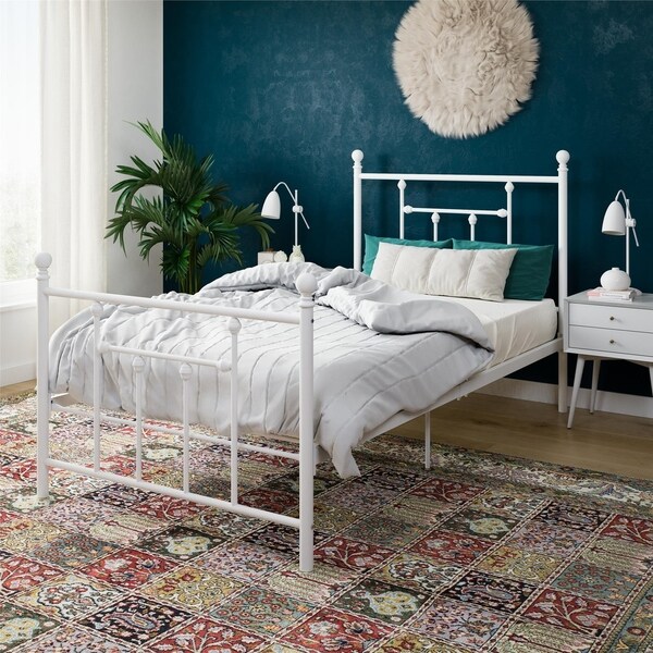 Avenue Greene Marina White Metal Bed