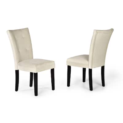 Copper Grove Zinnia Microsuede Dining Chairs (Set of 2)