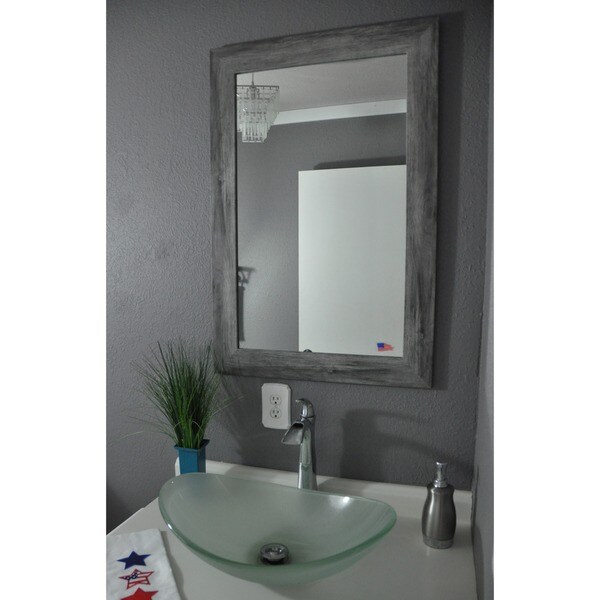Carbon Loft Goldie Distressed Silver Wall Mirror