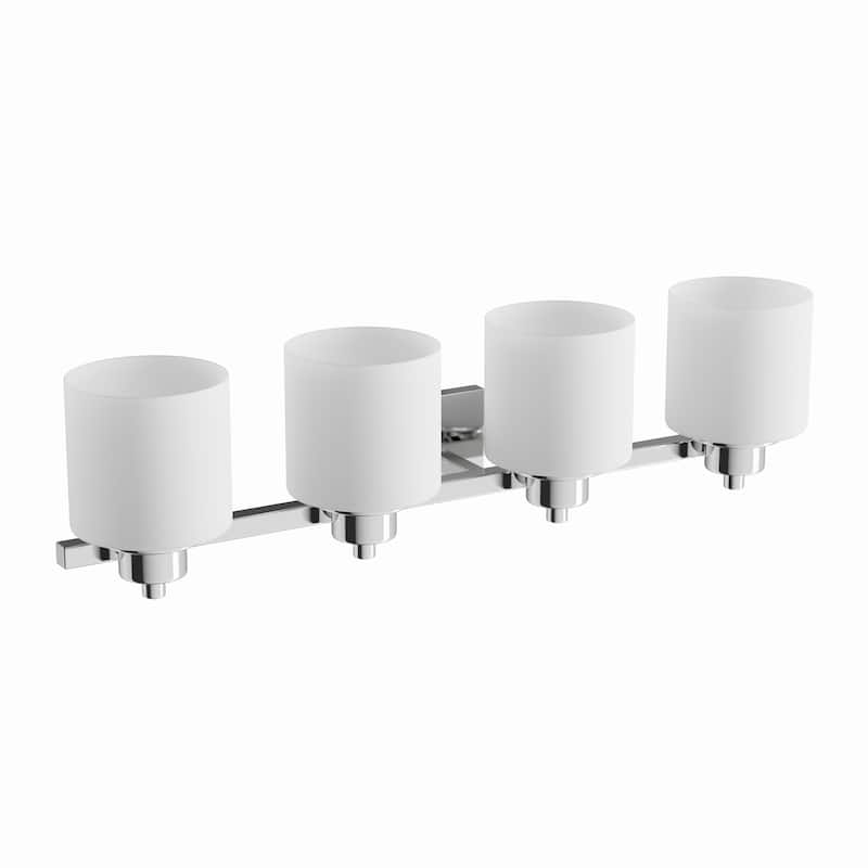Strick & Bolton Koen Contemporary 4-light Chrome Bath/Vanity Light