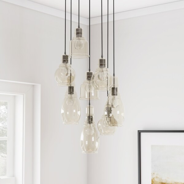 Oliver & James Yinka Antique Glass Cluster Lights
