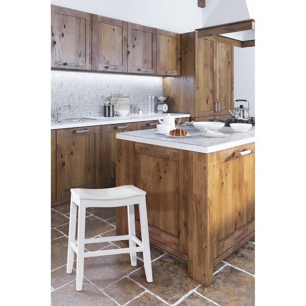 The Gray Barn Mule Patch White Finish Saddle Counter The Gray Barn Mule Patch White Finish Saddle Counter