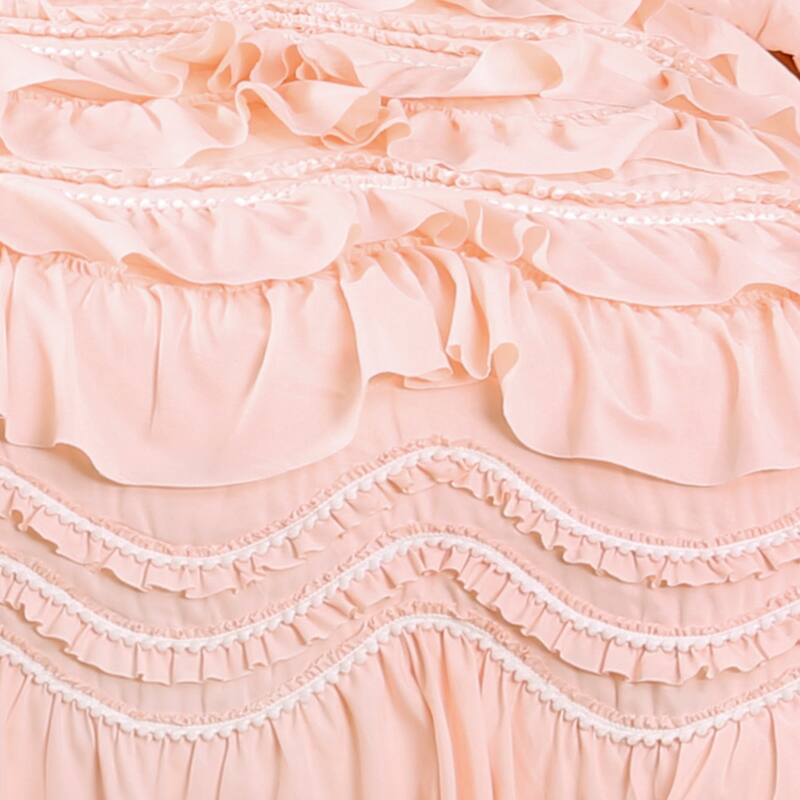 The Gray Barn Hallelujah Acres White Ruffled Trim 3-piece Quilt Set