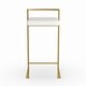 Silver Orchid Forrest Gold Stackable Counter Stool (Set of 2) - Thumbnail 2