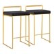 Silver Orchid Forrest Gold Stackable Counter Stool (Set of 2) - Thumbnail 12