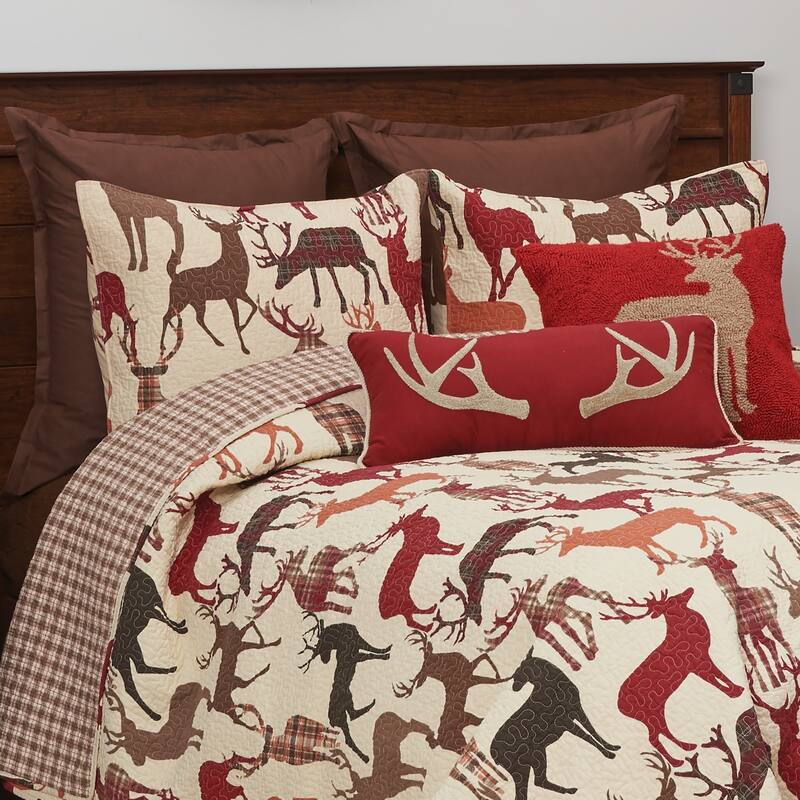 Colton Rustic Lodge Cotton Quilt Set