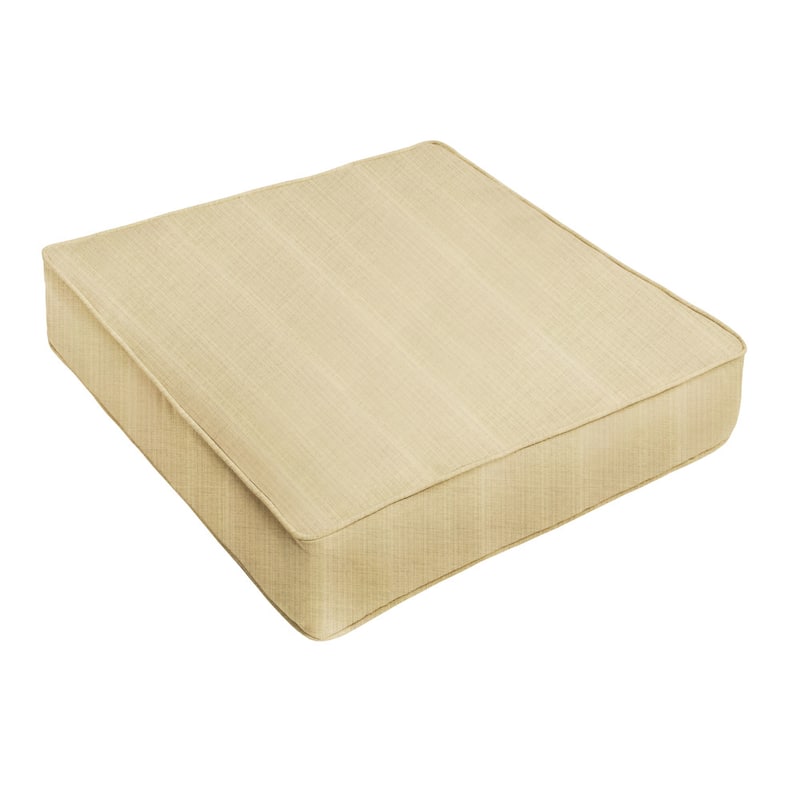 Sunbrella Textured Beige Indoor/ Outdoor Deep Seating Cushion by Sorra Home