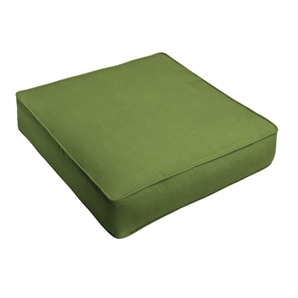 Sunbrella Cilantro Green Indoor/ Outdoor Deep Seating Cushion by Sorra Home