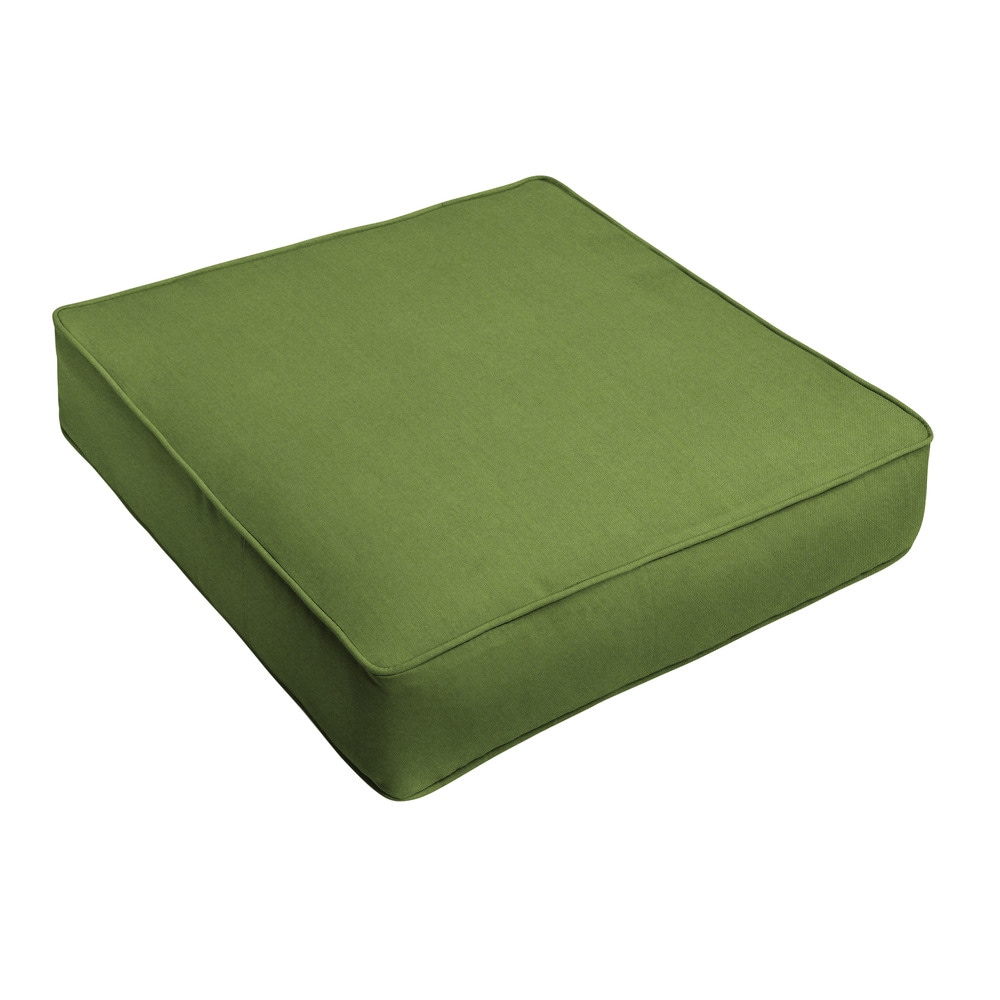 Sunbrella Cilantro Green Indoor/ Outdoor Deep Seating Cushion by Sorra Home