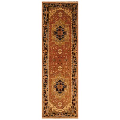 HERAT ORIENTAL Handmade Serapi Wool Runner - 2'7 x 8'1