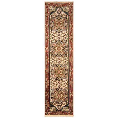 HERAT ORIENTAL Handmade Serapi Wool Runner - 2'7 x 10'1