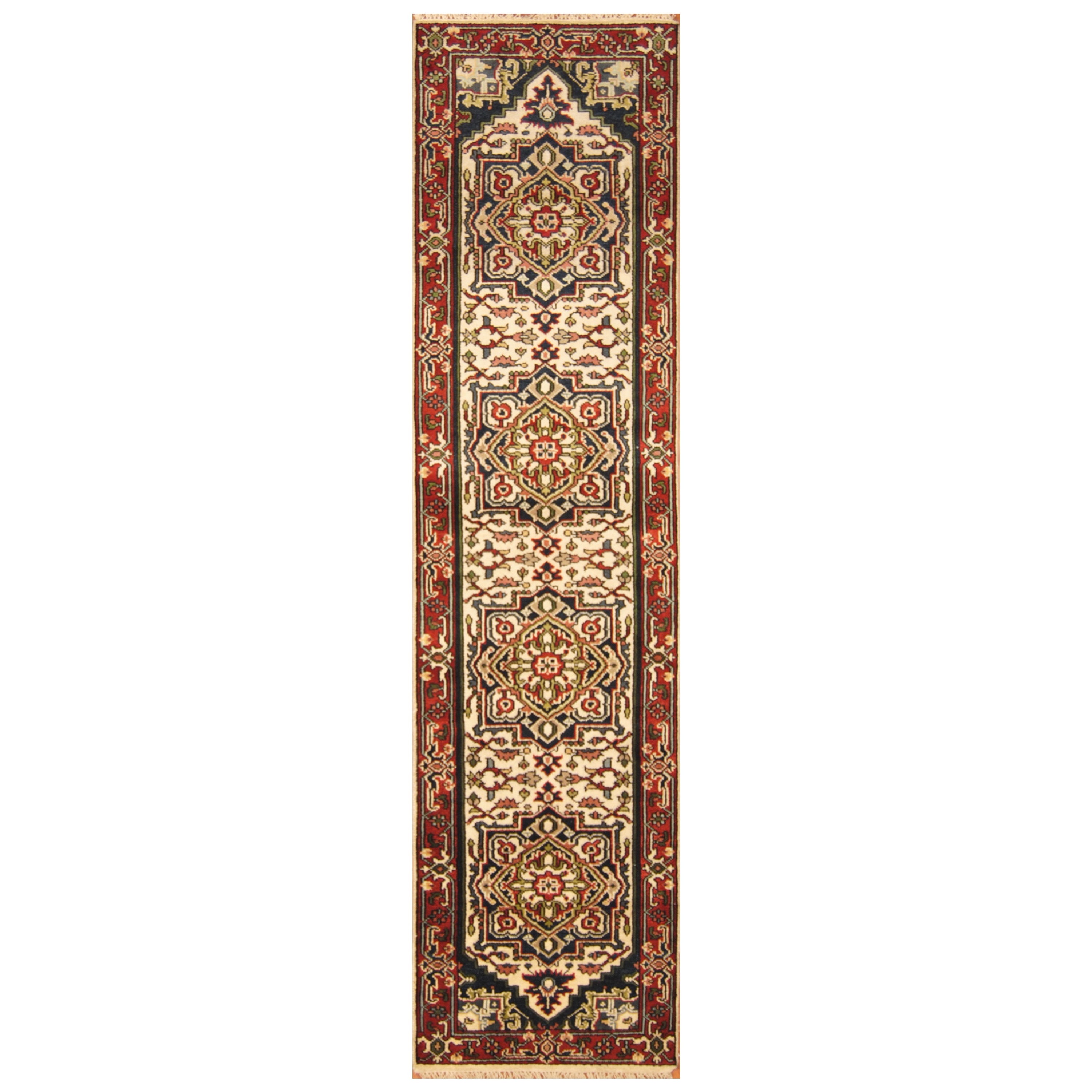HERAT ORIENTAL Handmade Serapi Wool Runner - 2'7 x 10'1
