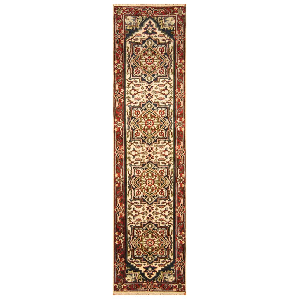 HERAT ORIENTAL Handmade Serapi Wool Runner - 2'7 x 10'1