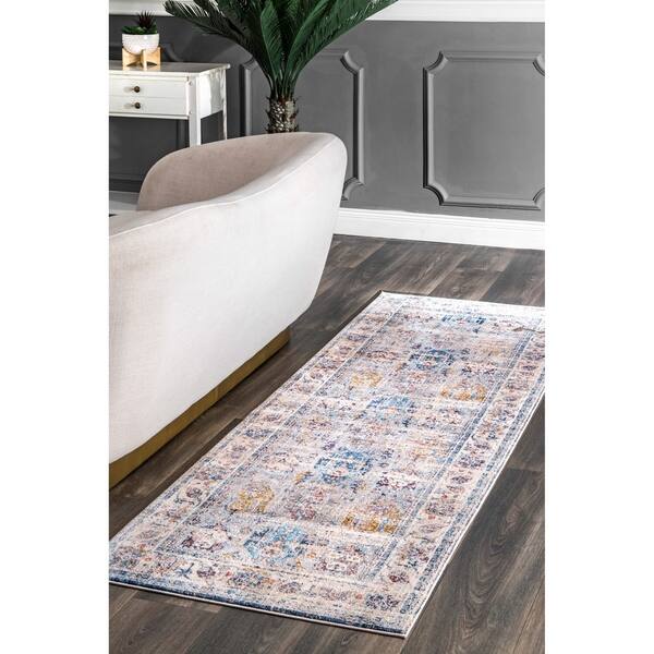 Shop Nuloom Grey Vintage Tibetan Area Rug Overstock 20166435