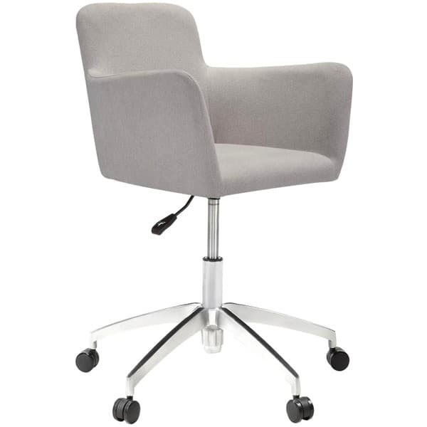 Shop Decorative Design Beige Adjustable Swivel Office Chair Free