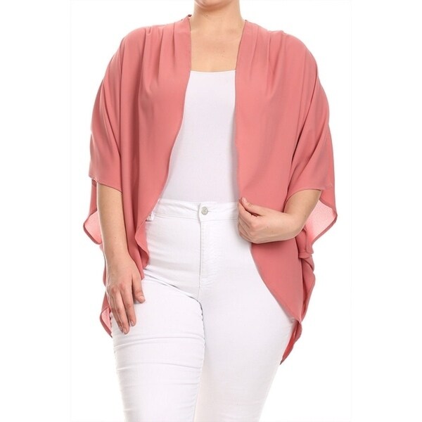 plus size chiffon cardigan