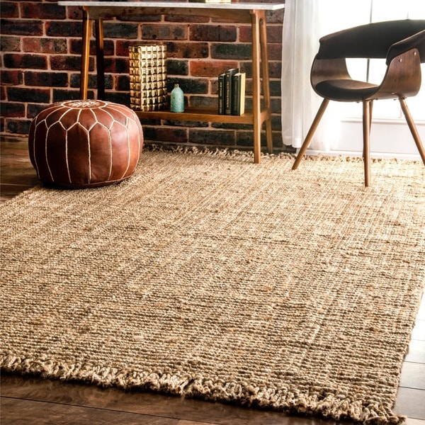 Havenside Home Caladesi Handmade Braided Natural Jute Reversible Area Rug (7' 6 x 9' 6) - 7'6 x 9'6