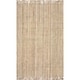 preview thumbnail 22 of 28, Handmade Braided Natural Jute Reversible Area Rug