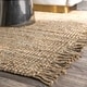 preview thumbnail 18 of 28, Handmade Braided Natural Jute Reversible Area Rug