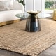 preview thumbnail 1 of 28, Handmade Braided Natural Jute Reversible Area Rug