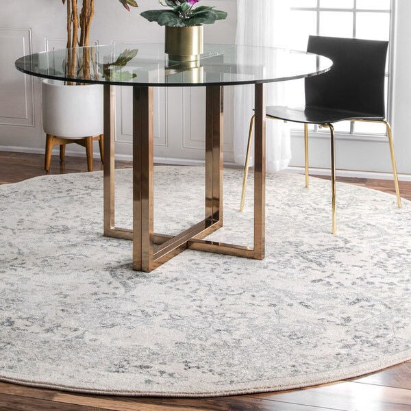 Maison Rouge Gibran Vintage Floral Ornament Area Rug
