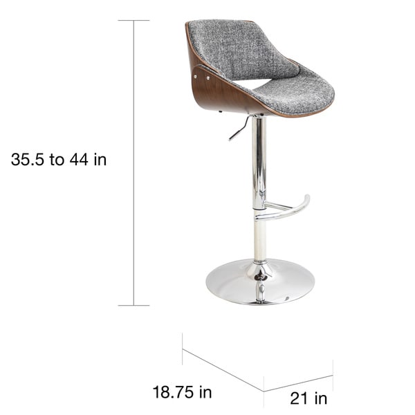 tabitha adjustable height bar stool with swivel