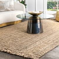 The Curated Nomad Saragossa Handmade Braided Jute Reversible Runner