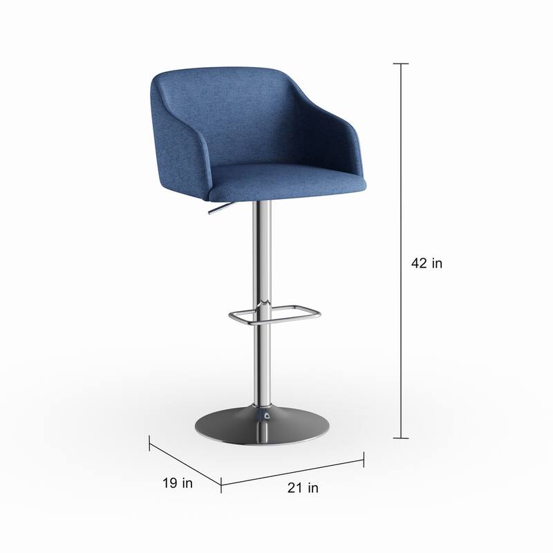 Strick & Bolton Lambert Contemporary Adjustable Barstool - N/A