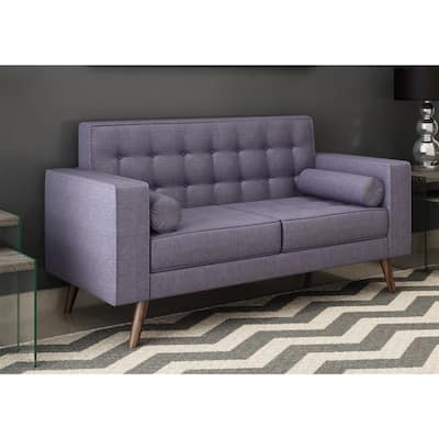 Carson Carrington Rodekro Mid-century Style Fabric Loveseat