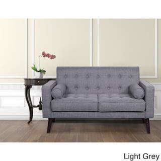 Carson Carrington Rodekro Mid-century Style Fabric Loveseat