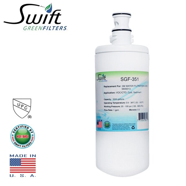 Replacement for 3M HC351 Filter by Swift Green Filters SGF-351 - White