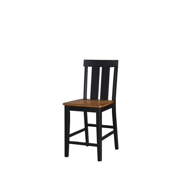 black wooden high chair