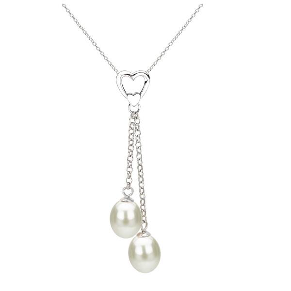 Sterling Silver 8-9mm Black 3-strand Freshwater Cultured Necklace Sterling Silver 8-9mm Black 3-strand Freshwater Cultured Necklace