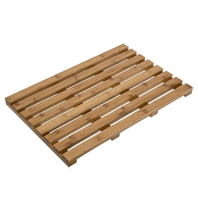 Honey-Can-Do Bamboo Bath Mat (15x24)