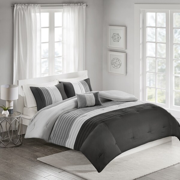510 Design Careen Black 4-piece Comforter Set