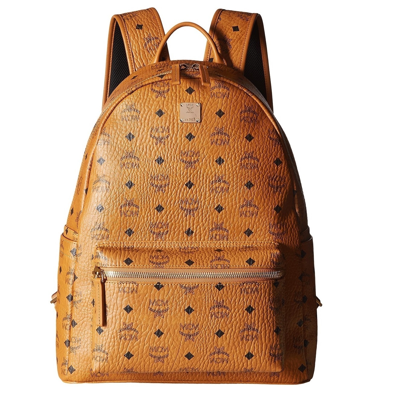 MCM Stark Medium Cognac Backpack | eBay