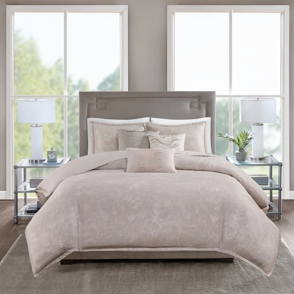 Shop Madison Park Nowell Cotton Sateen 6 Piece Cotton Sateen Duvet