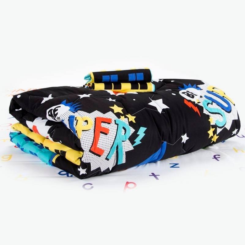Learning Linens Be Super Microfiber 3-piece Comforter Set