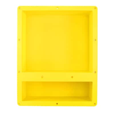 Ready For Tile Waterproof Leak Proof 16" x 20" Square Double Bathroom Recessed Shower Niche - Flush Mount Installation