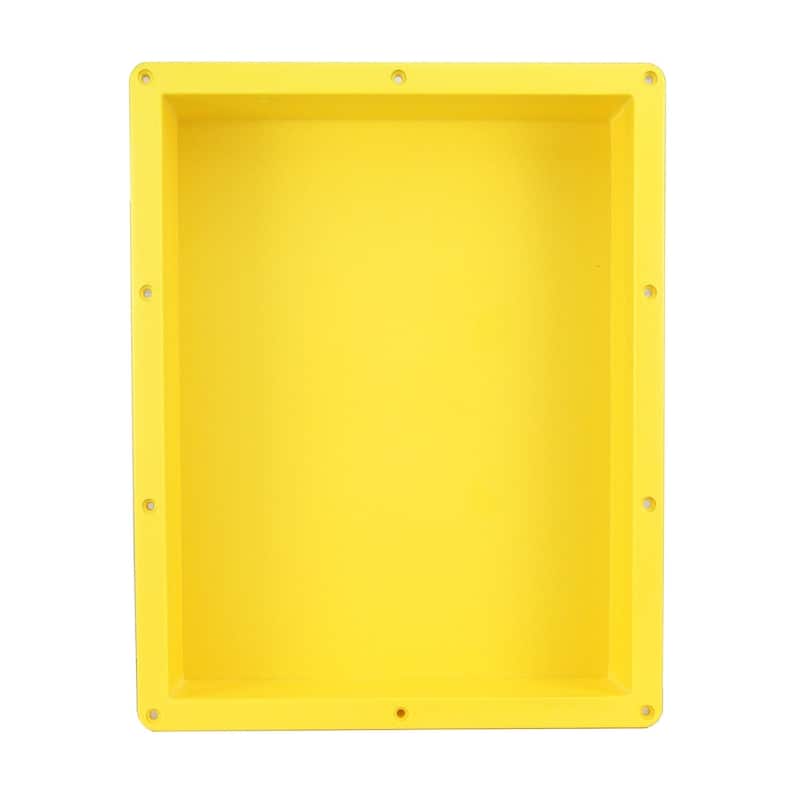 Ready For Tile Waterproof Leak Proof 16" x 20" Square Bathroom Recessed Shower Niche - Flush Mount Installation