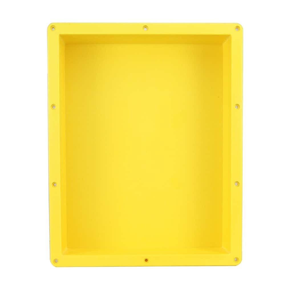 Ready For Tile Waterproof Leak Proof 16" x 20" Square Bathroom Recessed Shower Niche - Flush Mount Installation