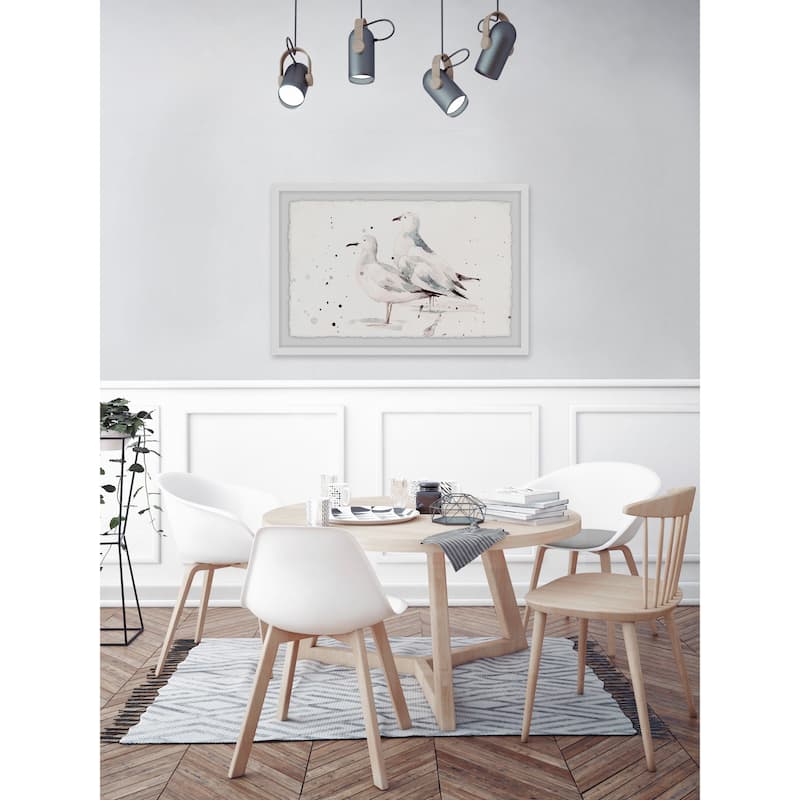 'Best of Friends' Framed Painting Print - Multi-Color