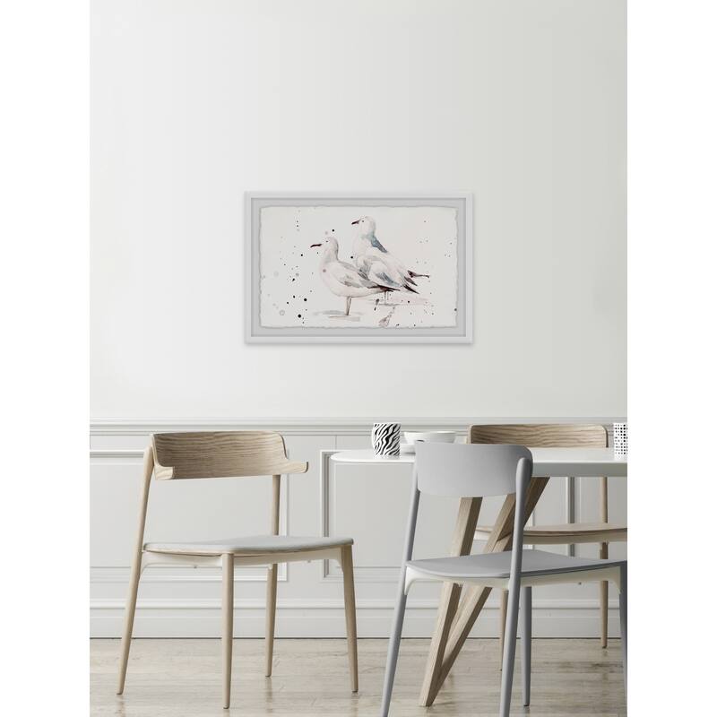'Best of Friends' Framed Painting Print - Multi-Color