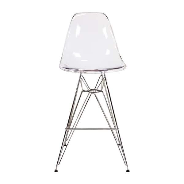 Mid Century Modern Retro Bar Stool With Chrome Eiffel Legs Mid Century Modern Retro Bar Stool