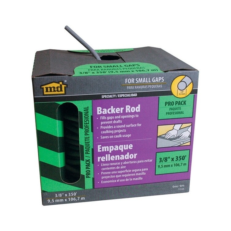 MD Building Products Foam Caulk Backer Rod 3/8 in. x N/A eBay