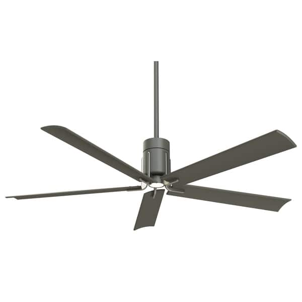 Shop Clean 60 Led Celing Fan In Grey Iron Brushed Nickel