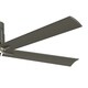 preview thumbnail 3 of 4, Minka Aire Clean Grey Iron Nickel 5 Blade 60 Inch LED Ceiling Fan - 8' x 11'