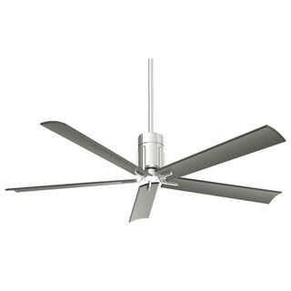 Minka Aire Clean Polished Nickel 5 Blade 60 Inch LED Celing Fan